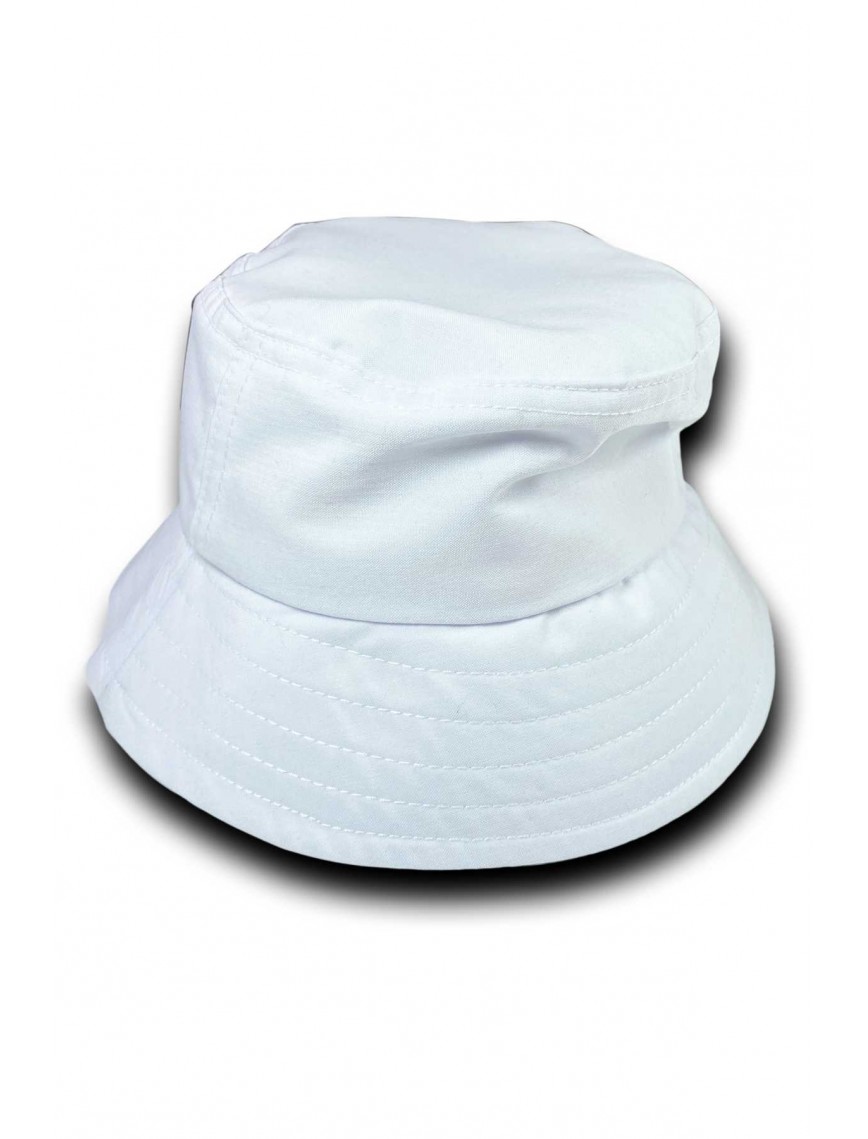 Unisex Kova Şapka Balıkçı Şapka Bucket Hat Beyaz Unisex Kova Şapka Balıkçı Şapka Bucket Hat Beyaz