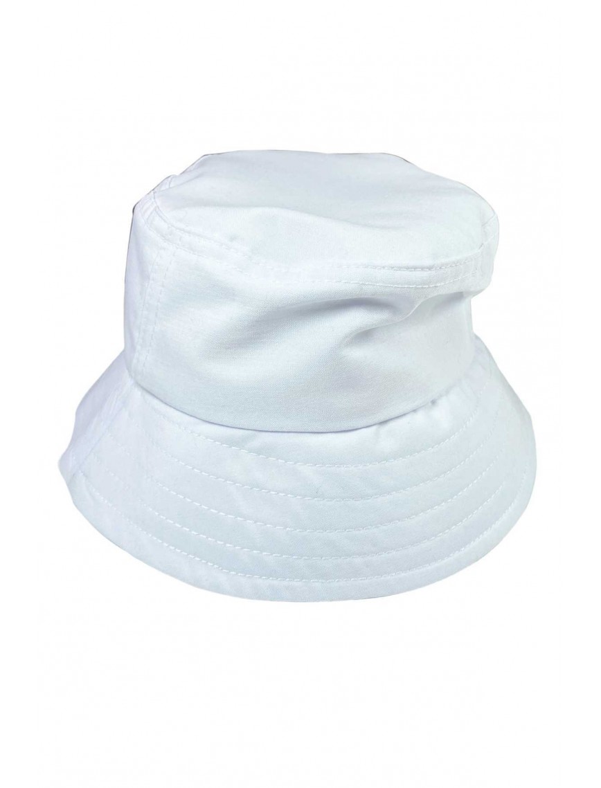 Unisex Kova Şapka Balıkçı Şapka Bucket Hat Beyaz Unisex Kova Şapka Balıkçı Şapka Bucket Hat Beyaz