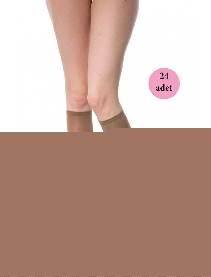 24 Adet Kalın Dizaltı Çorap 70 denye 38 Bronz 24 Adet Kalın Dizaltı Çorap 70 denye 38 Bronz