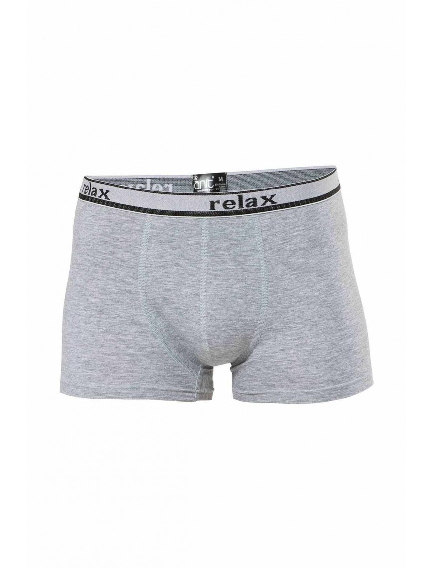 Relax Pamuklu Esnek Erkek Boxer Gri - 1268A