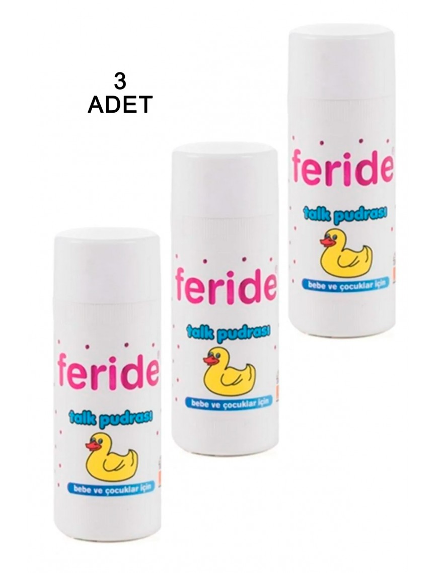 Feride Serpme Talk Pudrası 75 Gr. 3 Adet